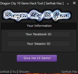 Hack de Dragon City 10 Gemas por Clic
