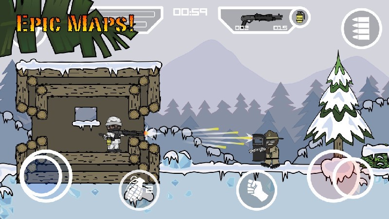 Mini Militia APK MOD v5.3.6 (Granadas infinitas