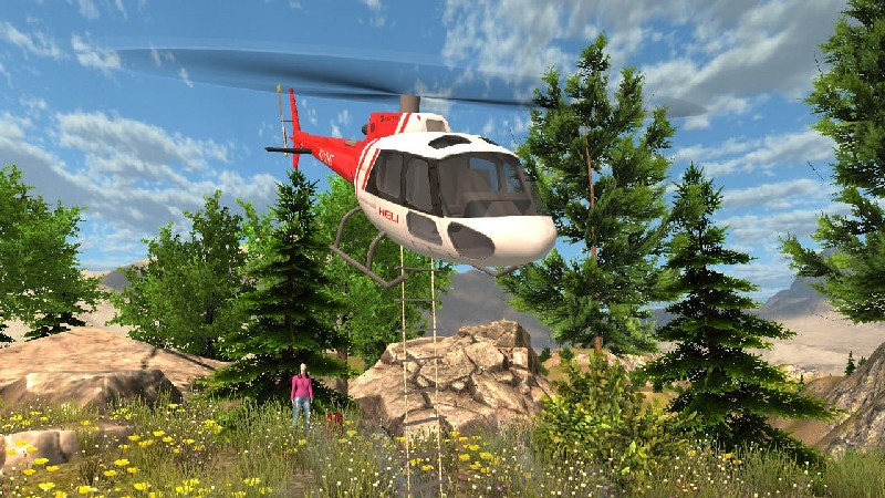 Helicopter Rescue Simulator APK MOD imagen 2