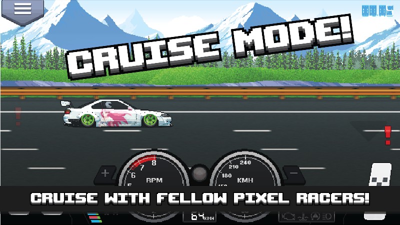 Pixel Car Racer APK MOD imagen 4