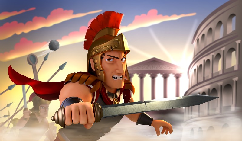 Battle Empire Rome War Game APK MOD imagen 1