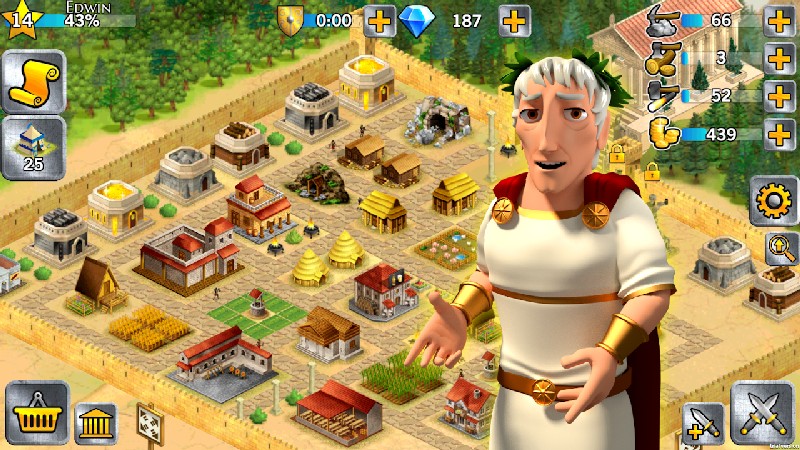 Battle Empire Rome War Game APK MOD imagen 2