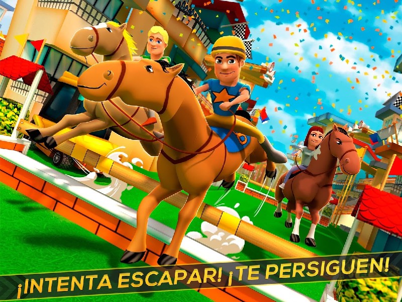 Cartoon Horse Riding Game APK MOD imagen 4