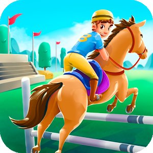 Cartoon Horse Riding Game APK MOD