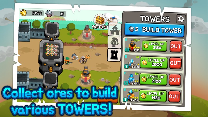 Grow Tower: Castle Defender TD imagen 4
