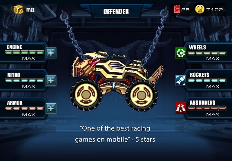 Mad Truck Challenge - Racing APK MOD imagen 1