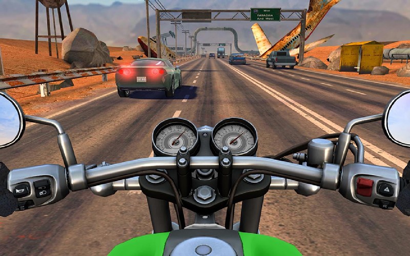 Moto Rider GO Highway Traffic APK MOD imagen 1