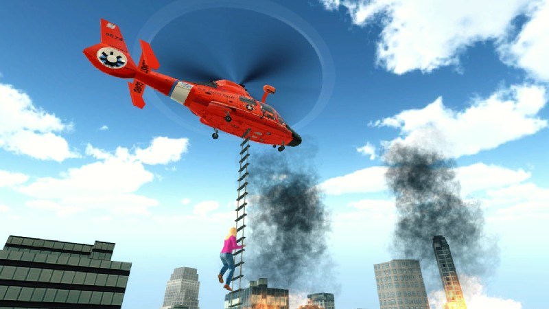 Police Helicopter Simulator APK MOD imagen 1
