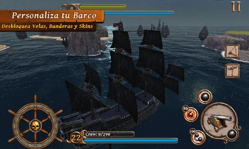 Ships of Battle Age of Pirates APK MOD imagen 2