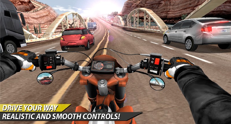 Moto Rider In Traffic APK MOD imagen 3