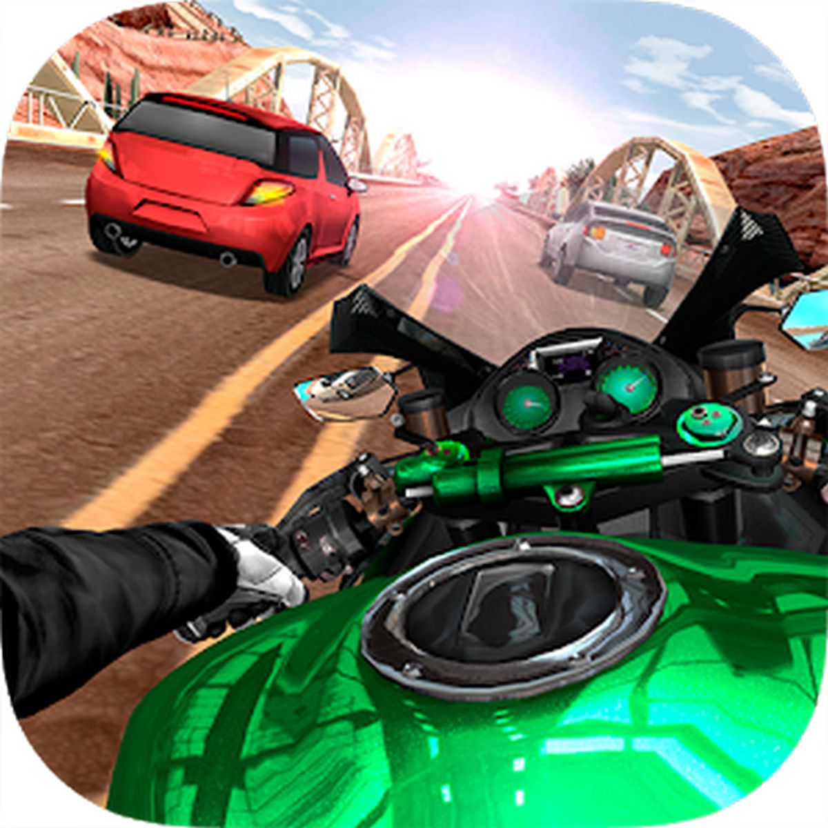 Moto Rider In Traffic APK MOD v1.0.8.4 (Dinero ilimitado  