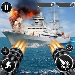 Navy Gunner Shoot War 3D APK MOD