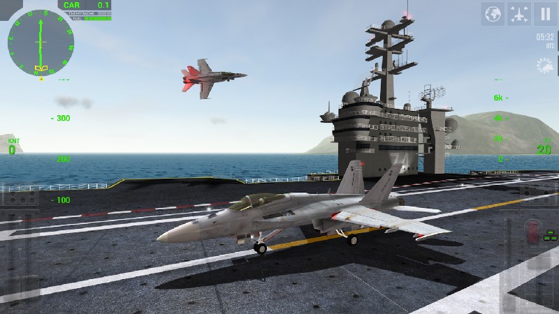 F18 Carrier Landing Lite APK MOD imagen 1