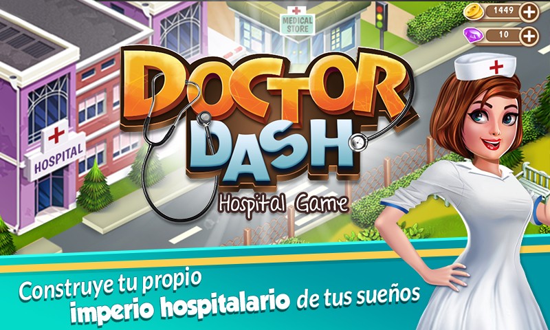 Doctor Dash Hospital Game APK MOD imagen 1