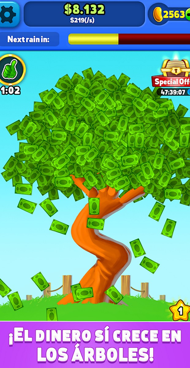 Money Tree - Free Clicker Game APK MOD imagen 1