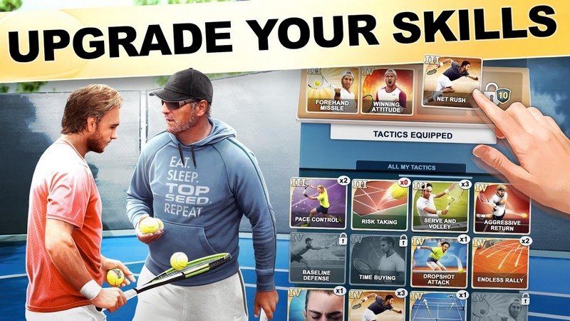 TOP SEED Tennis Sports Management Simulation Game APK MOD imagen 2