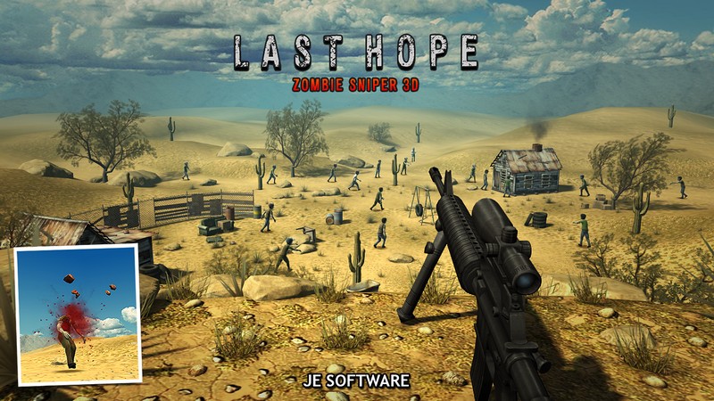 Last Hope - Zombie Sniper 3D APK MOD imagen 3