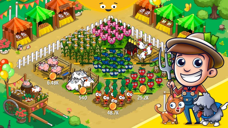 Idle Farming Empire APK MOD v1.42.0 (Oro/Diamantes