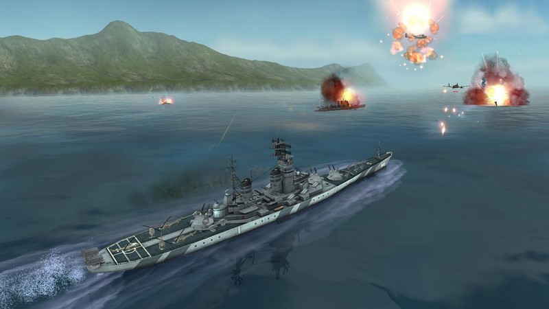 WARSHIP BATTLE 3D World War II APK MOD imagen 2