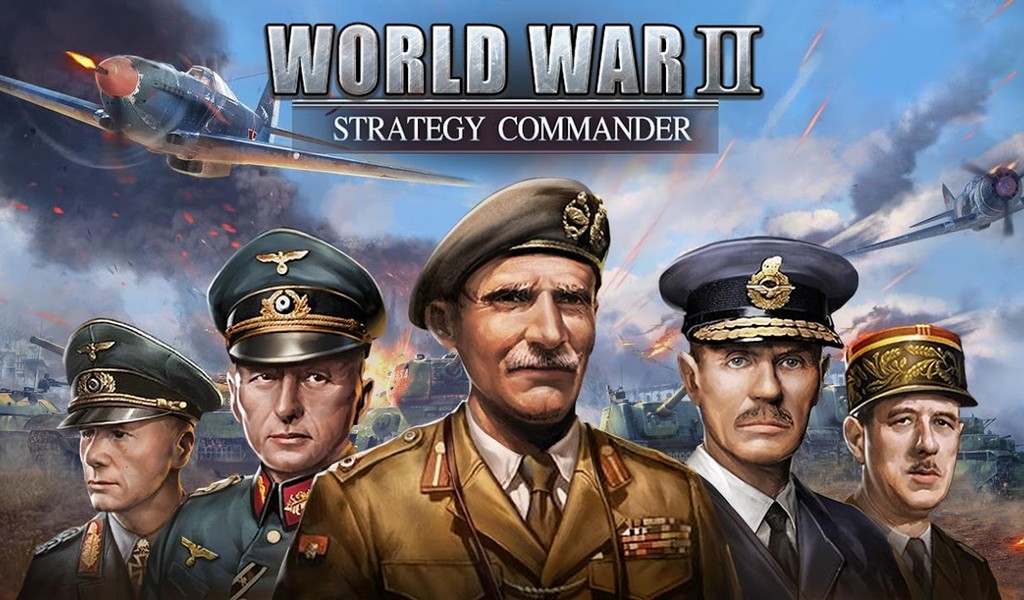WW2 Strategy Commander Conquer Frontline APK MOD imagen 1