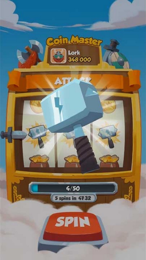 Attack The Hammer - Free Spins Coin Master